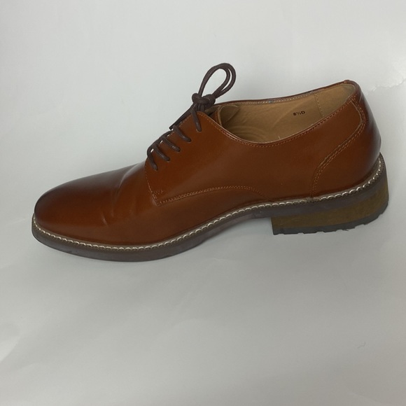 Men’s Oxford Tan Dress Shoes - Picture 6 of 11